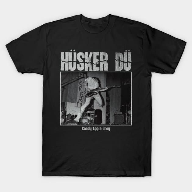 Husker Du // Candy Apple Vintage BW T-Shirt by Sal.Priadi